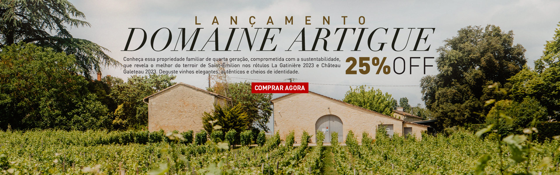 LANÇAMENTO DOMAINE ARTIGUE
